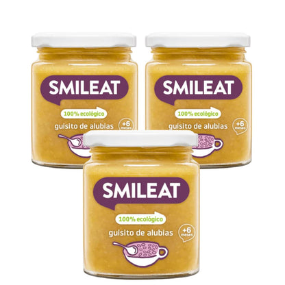PROMOCJA 3x słoiczek BIO Guisito z fasolą Smileat 230 g