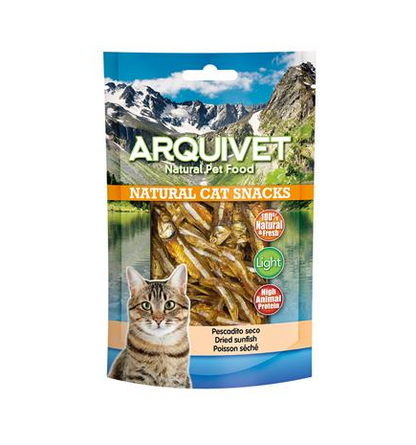 Arquivet dried fish 50 g Natural snack for cats