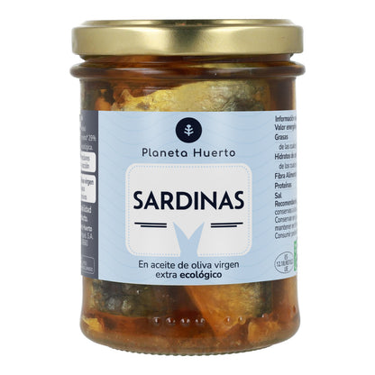 Sardientjes in olijfolie ECO Planeta Huerto 190 g