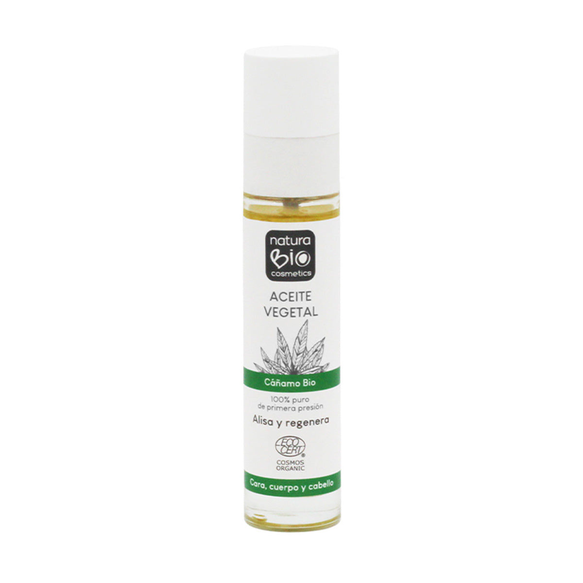 Olejek roślinny z konopi ekologicznych, NATURABIO, 50 ml