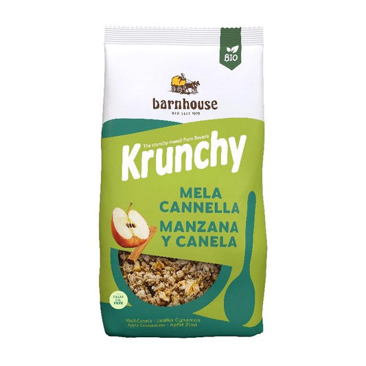 Müsli Krunchy Äpple och Kanel BIO Barnhouse 750 g