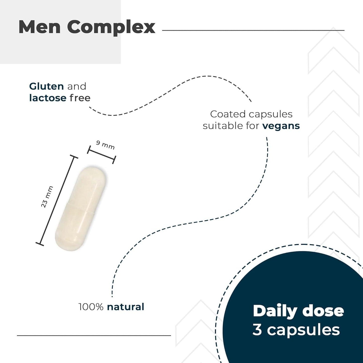 Men Complex z cynkiem + maca i miłorzębem japońskim Nutralie 90 kapsułek