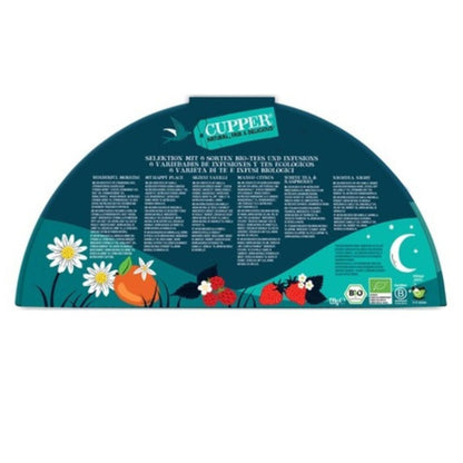 Coffret cadeau infusions et thés bio Cupper 78 sachets