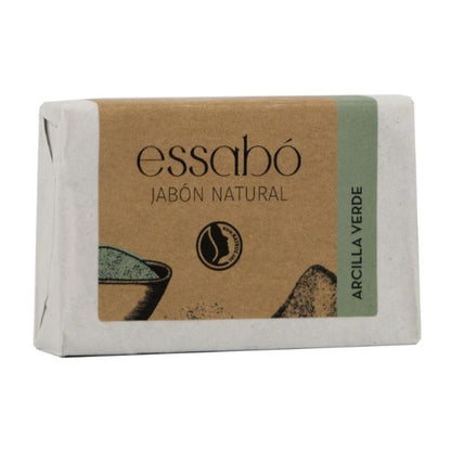Ręcznie robione mydło z zielonej glinki Essabó 100 g