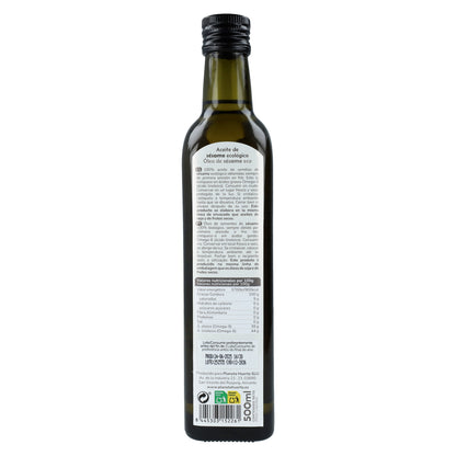 Pack of 3 ECO Planeta Huerto cold-pressed sesame oil 500 ml