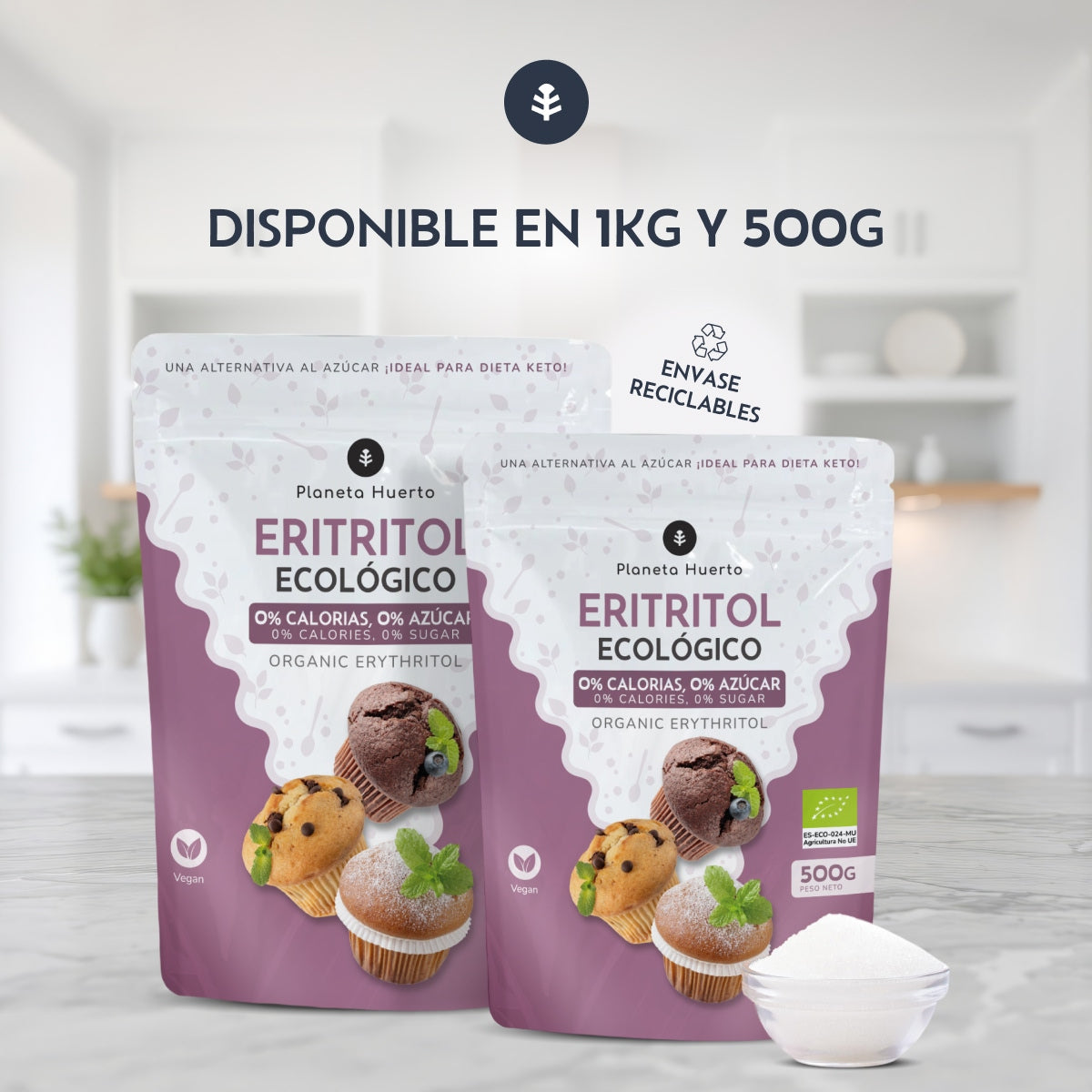 Erythrit ECO Planeta Huerto 500 g