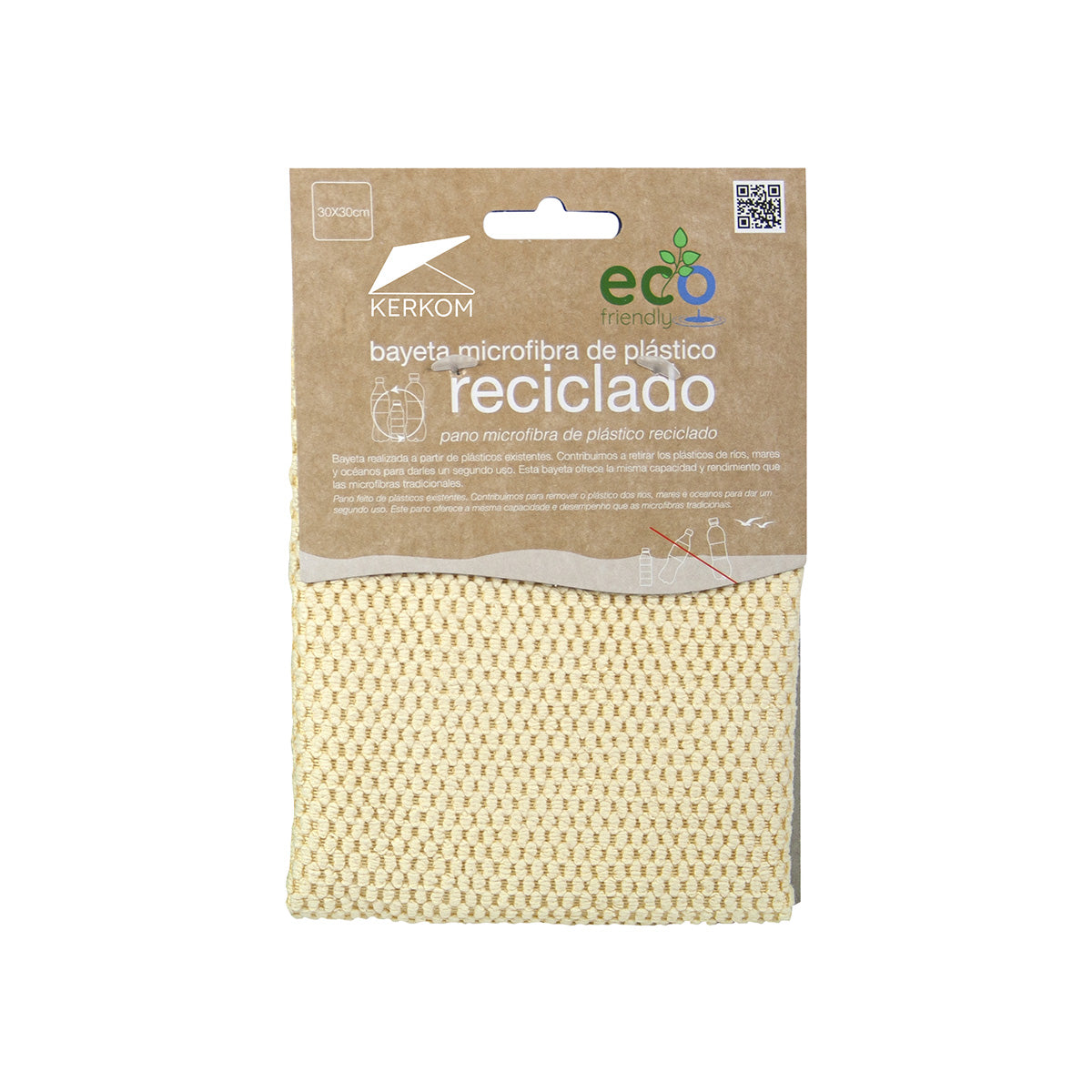 Panno in microfibra riciclata PET 30 x 30 cm Eco Friendly ROZENBAL