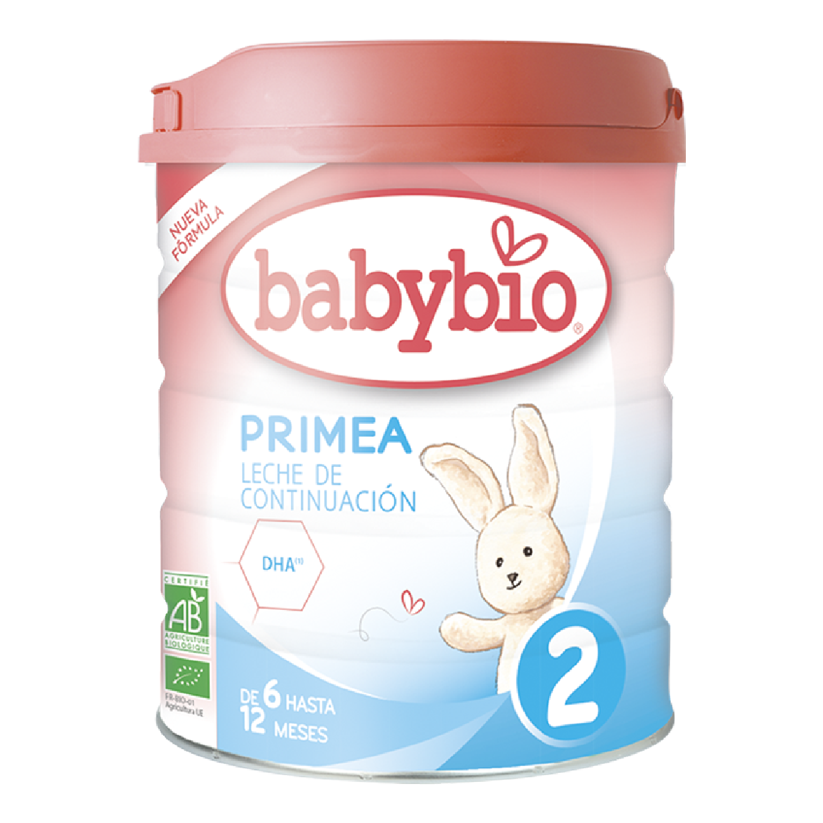 3-pack följmjölk Primea 2 (6 till 12 månader) ekologisk Babybio 800 g