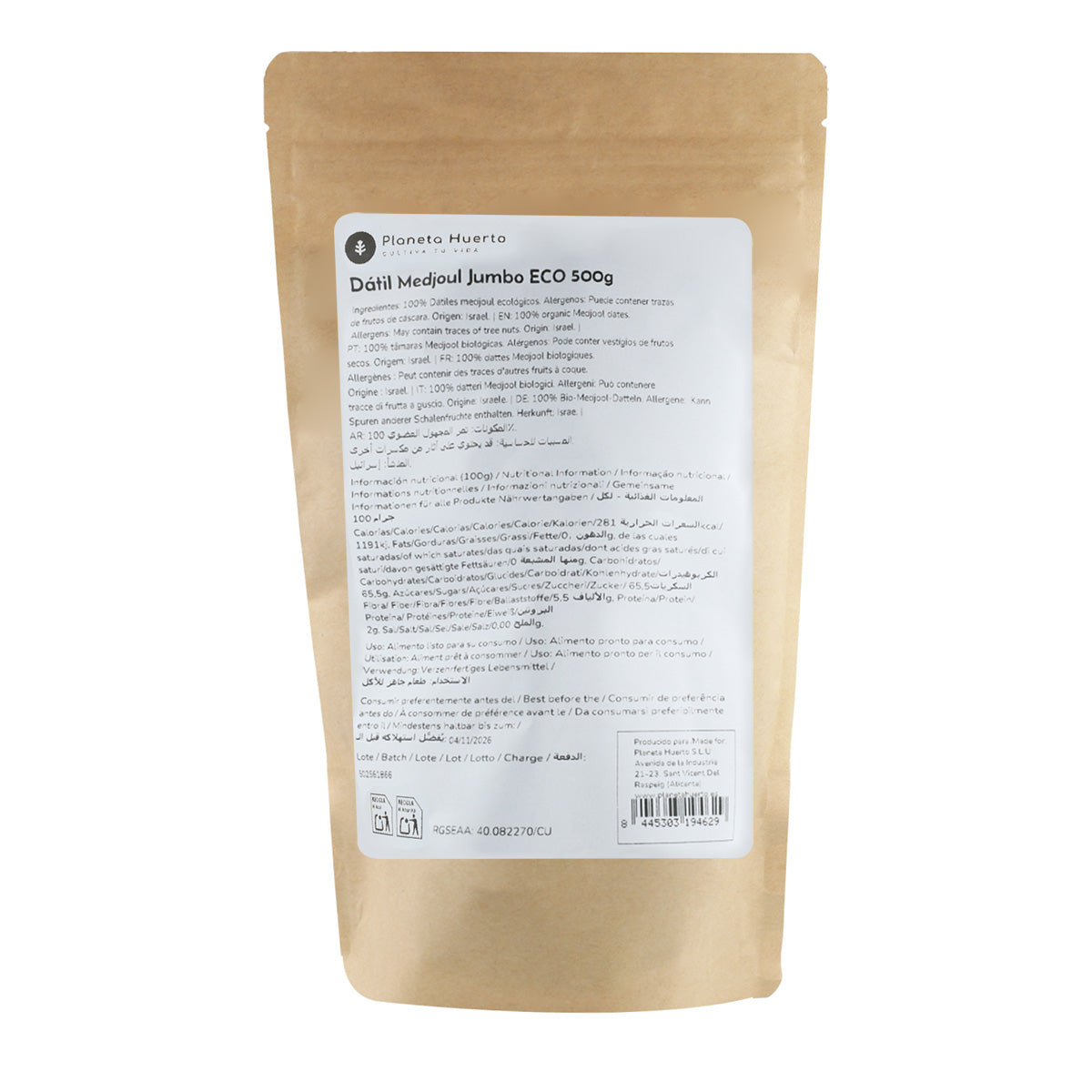 Bio-Jumbo-Medjoul-Datteln von Planeta Huerto 500 g