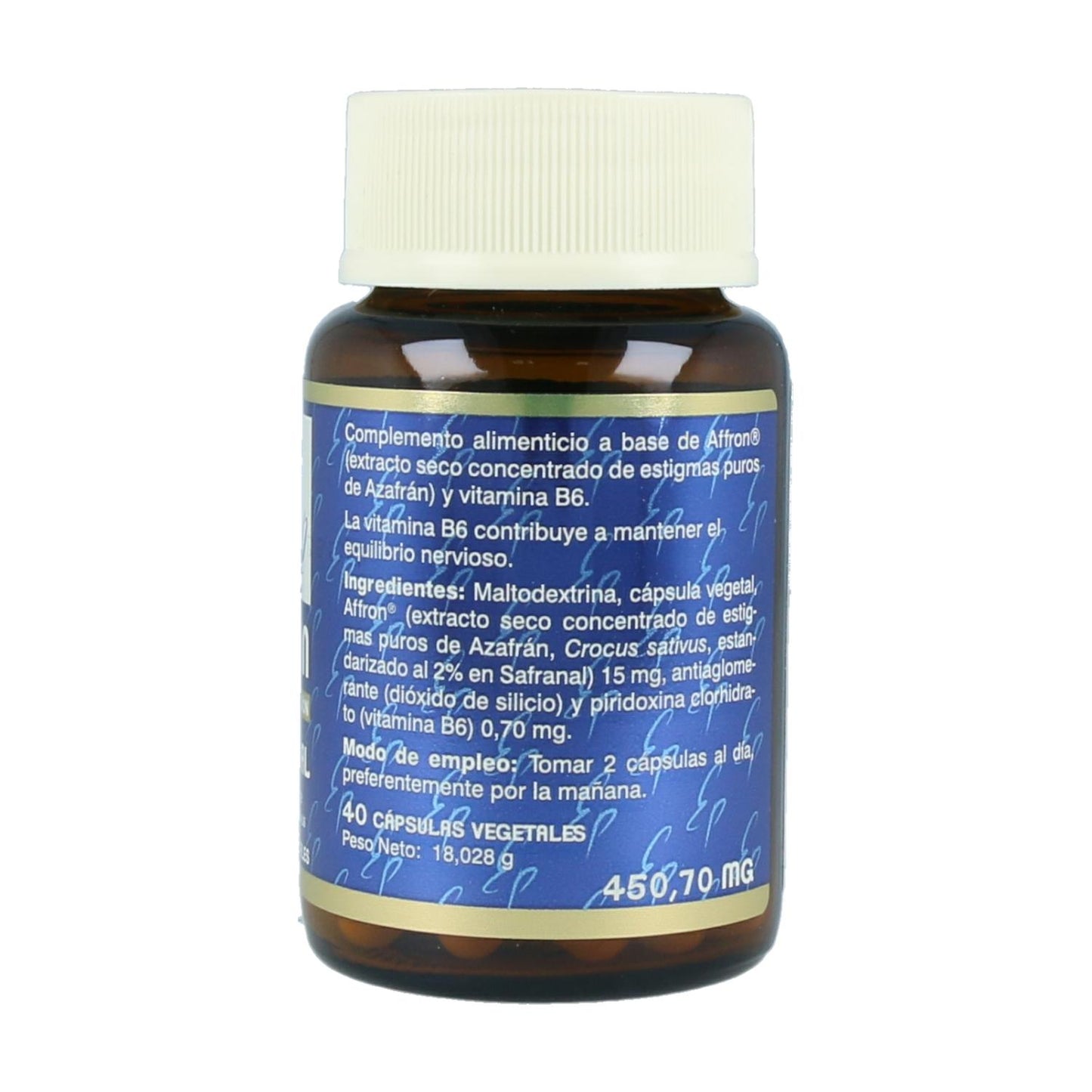 Safran pur à 2 % de safranal Tongil 40 gélules