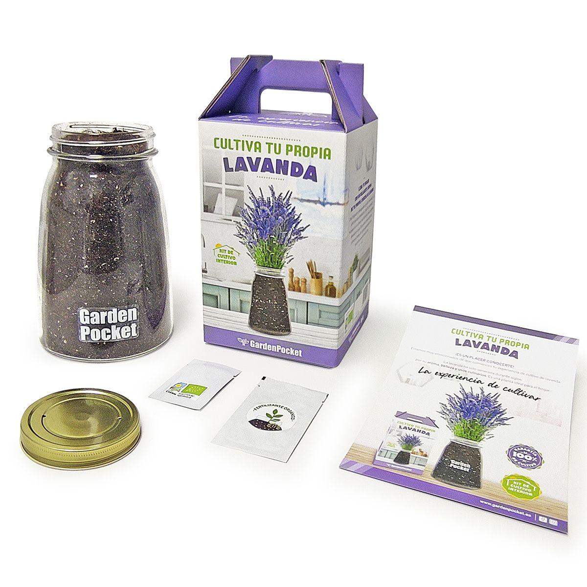 Kit för att odla din egen lavendel inomhus, Garden Pocket