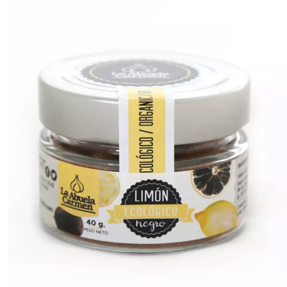 Limón negro en polvo ecológico, La abuela Carmen, 40g