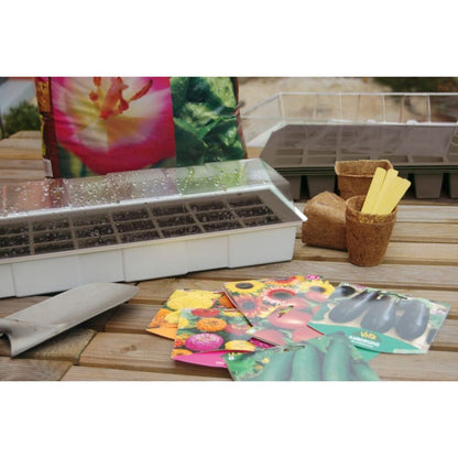 Mini-Gewächshaus für Fensterbank Kit Windows Nortene 49 x 15,5 cm