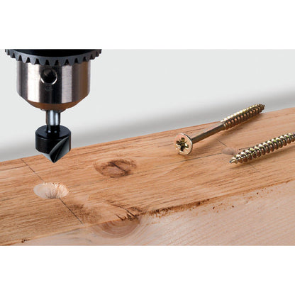 1 HSS-Senker, Schaft 8 mm Wolfcraft Ø 16, 45°