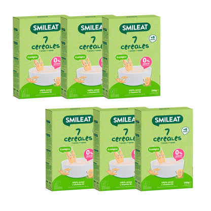 Pack of 6 x Eco Smileat 7-Grain Porridge 200 g