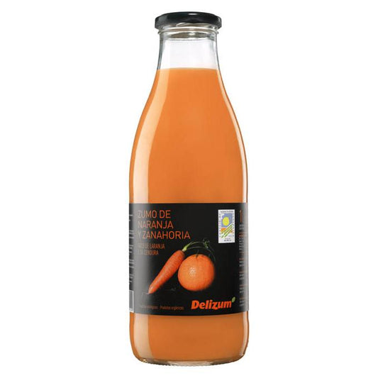 Zumo de Zanahoria y Naranja ecológico Delizum 1 Litro