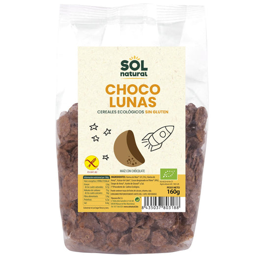 Płatki śniadaniowe Choco Lunas bezglutenowe bio Sol Natural 160 g
