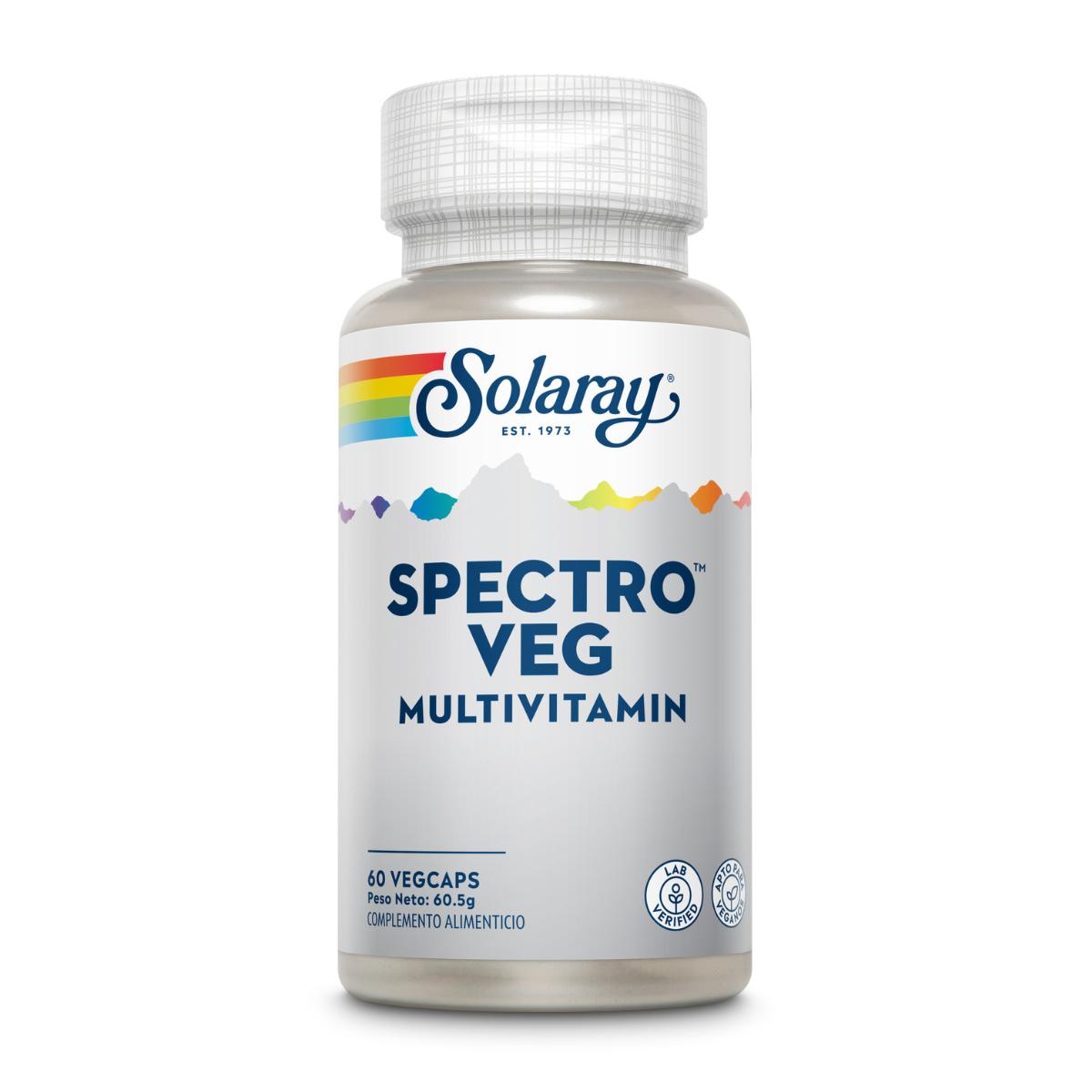 Spectro Multivitamin Solaray, 60 pflanzliche Kapseln