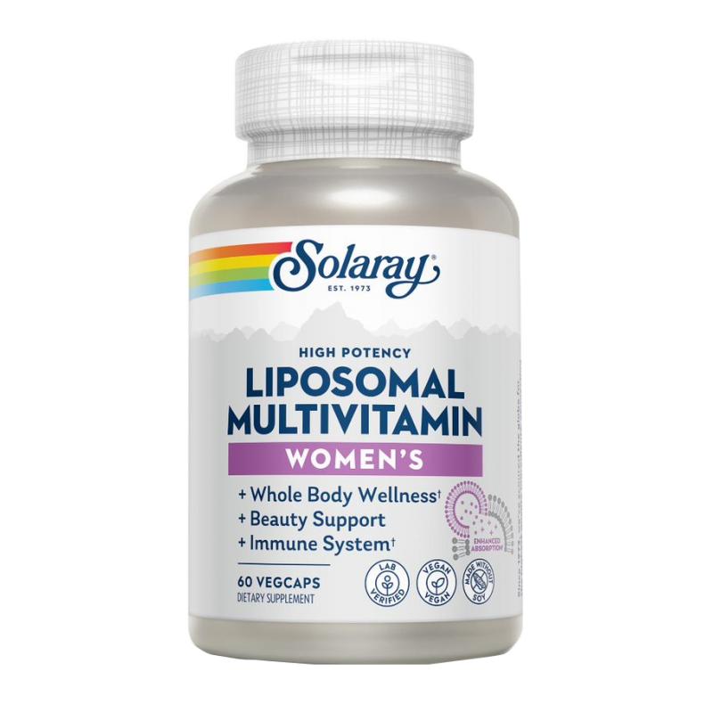 Liposomalna multiwitamina dla kobiet Solaray 60 kapsułek wegetariańskich