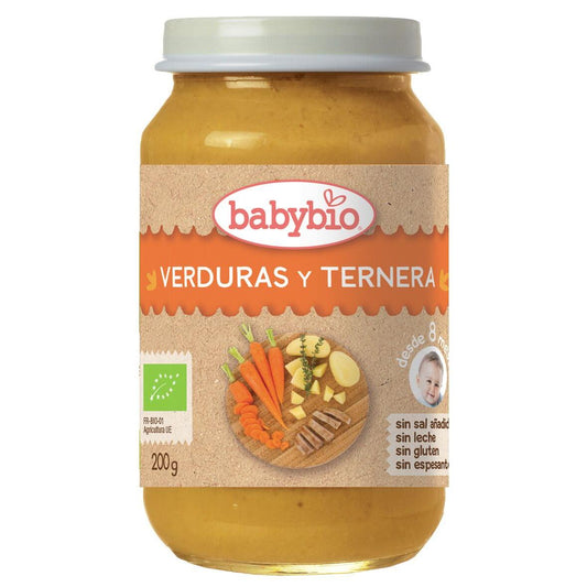 Petit pot de légumes et bœuf (à partir de 8 mois) Babybio 200 g