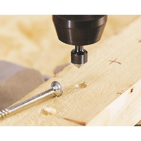 1 HSS-Senker, Schaft 8 mm Wolfcraft Ø 16, 45°