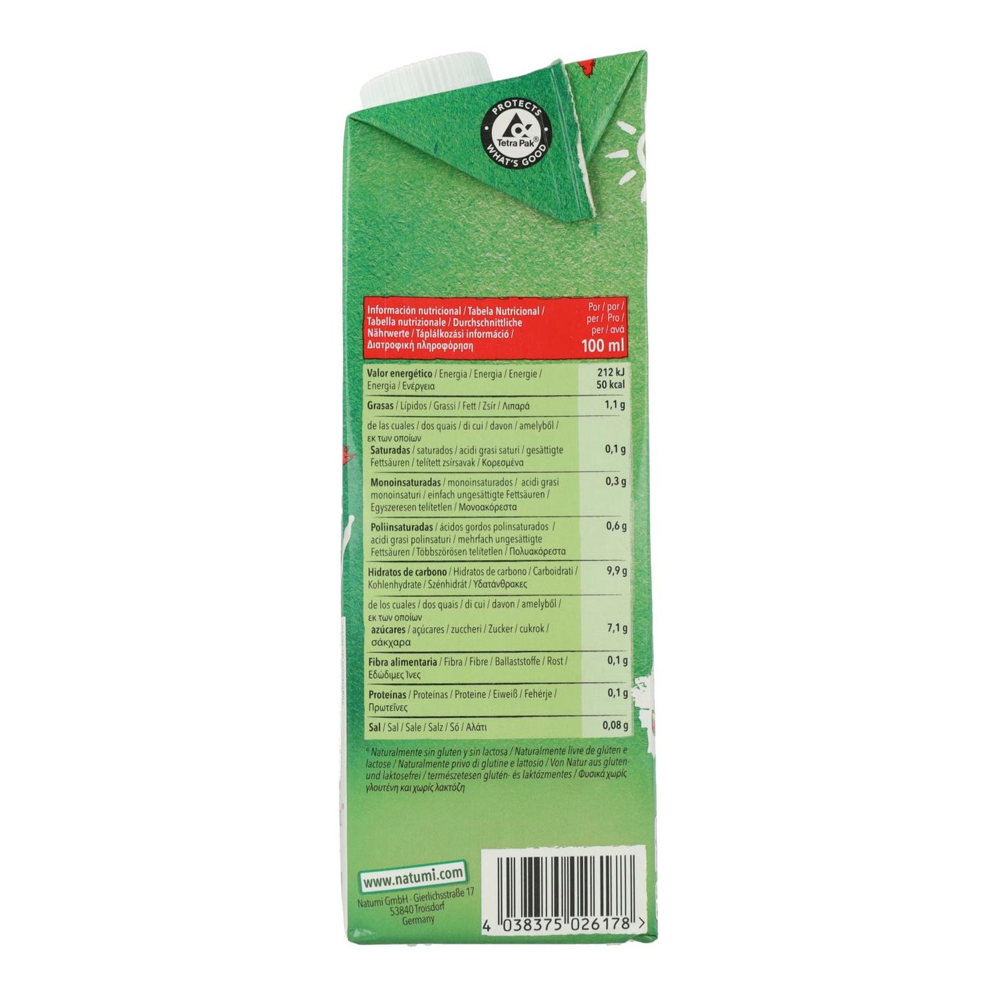 Pack 6 x Boisson au riz BIO Natumi 1 L