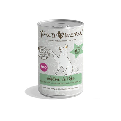 Mokra karma dla psów Barf Sublime z kaczką BIO Puromenu 400 g