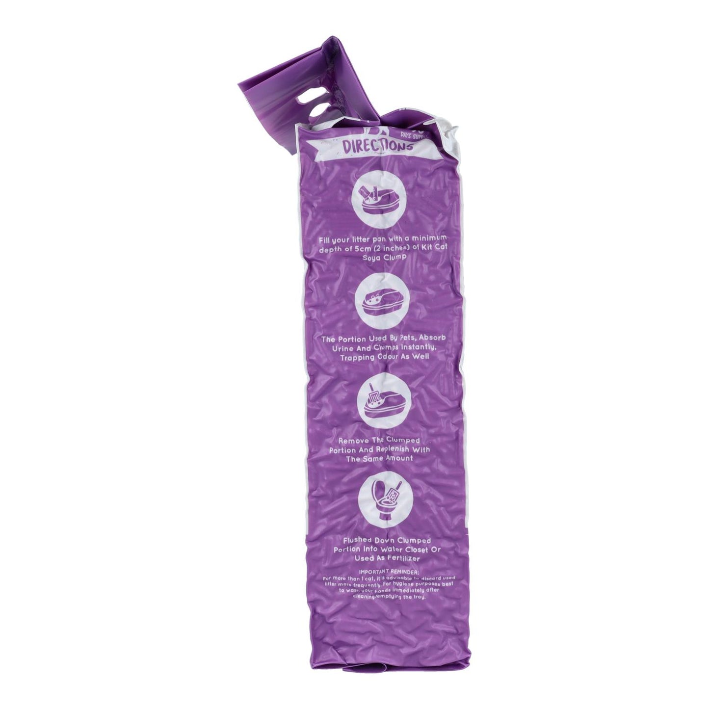 Kit Cat Arena Eco SoyaClump - Lavender 7 L Litière pour chat