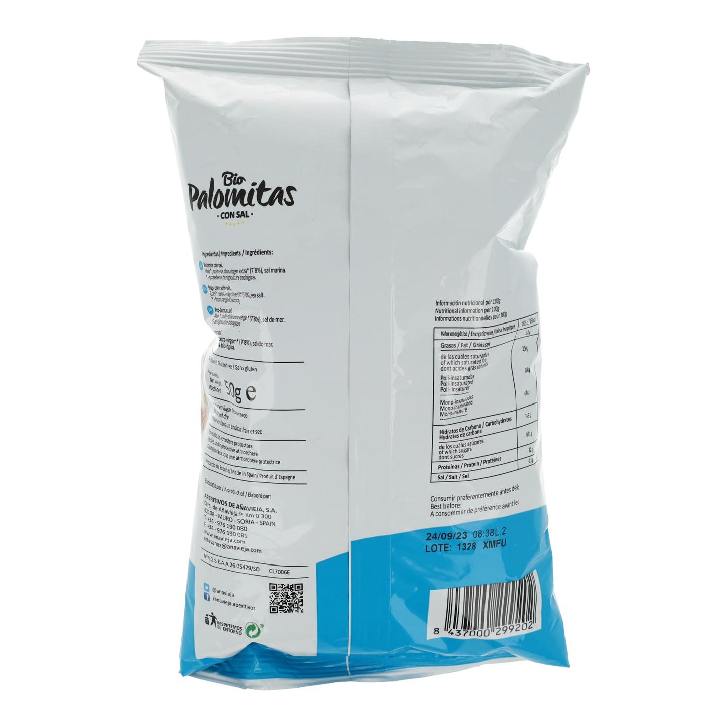 Popcorn w oliwie z oliwek Añavieja 50 g