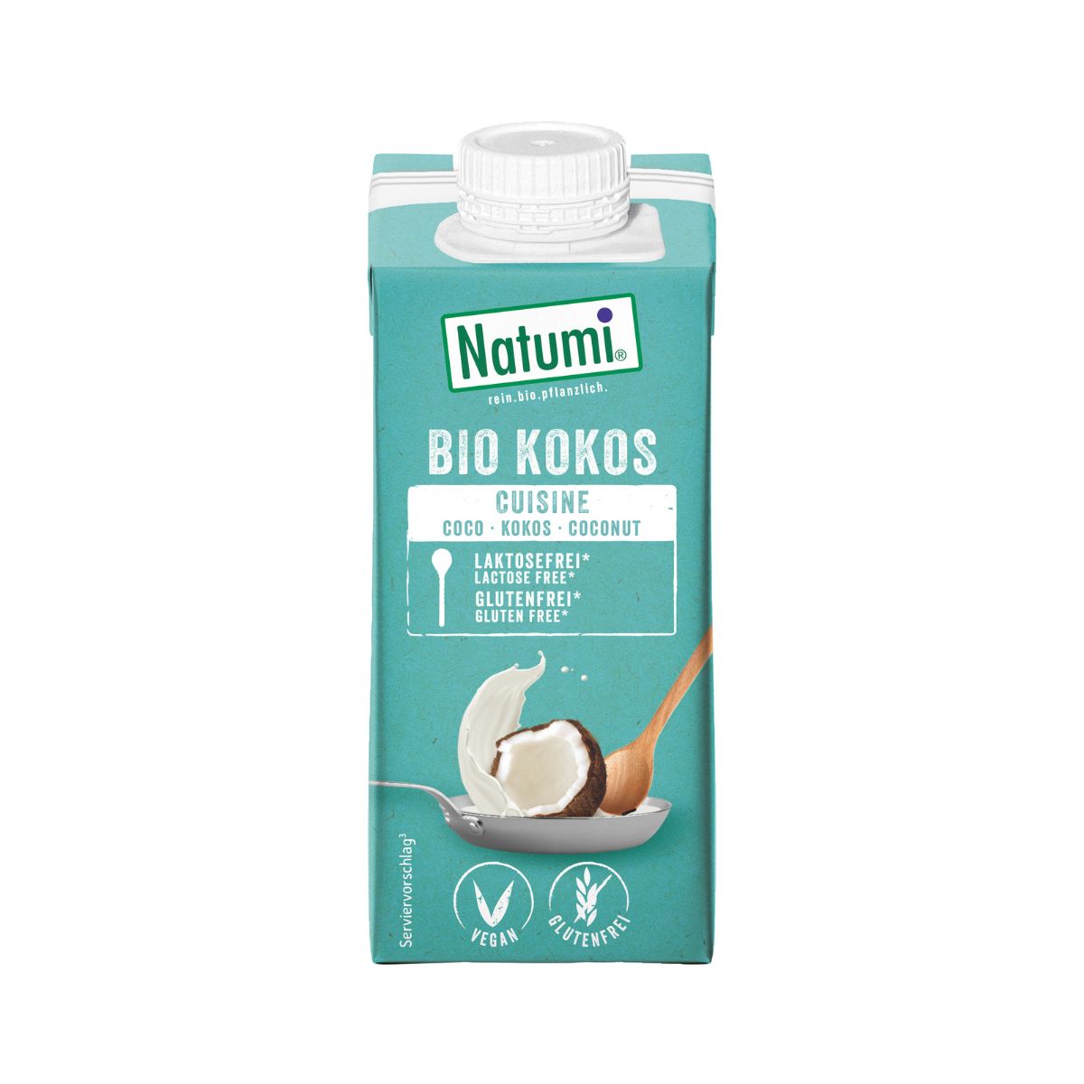 Crema da cucina a base di cocco Natumi, 200 ml