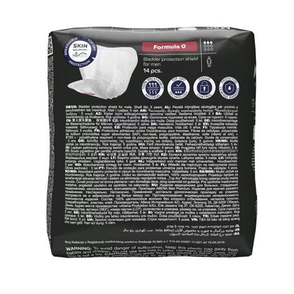 ABENA Man Formula 0 Male Incontinence Pads, 14 pcs