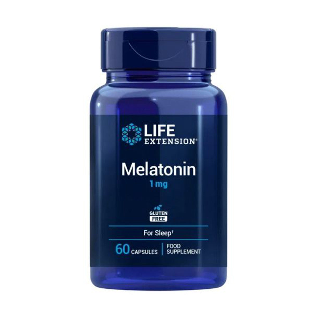 Melatonin 1 mg, Life Extension 60 capsules