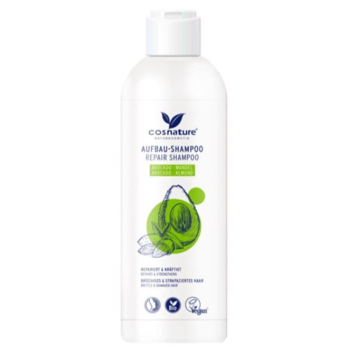 Shampoo riparatore alle mandorle e avocado biologico Cosnature 250 ml
