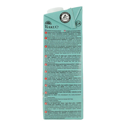 Pack de 6 boissons à l'avoine et à la noix de coco bio NaturGreen 1 L