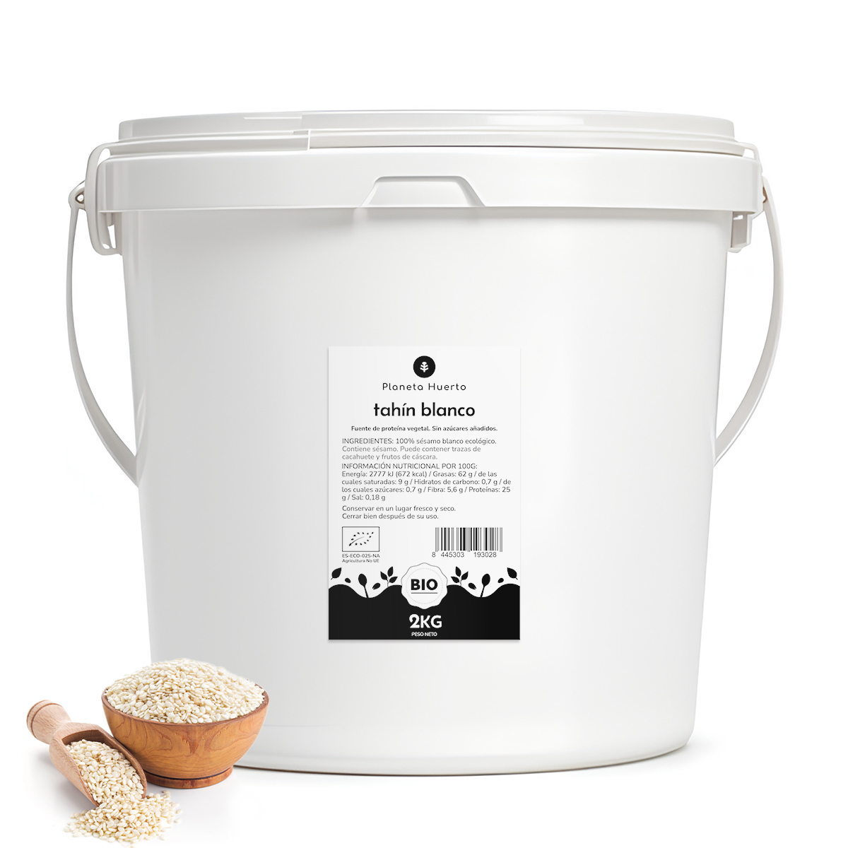 ECO Planeta Huerto White Sesame Tahini 2 kg