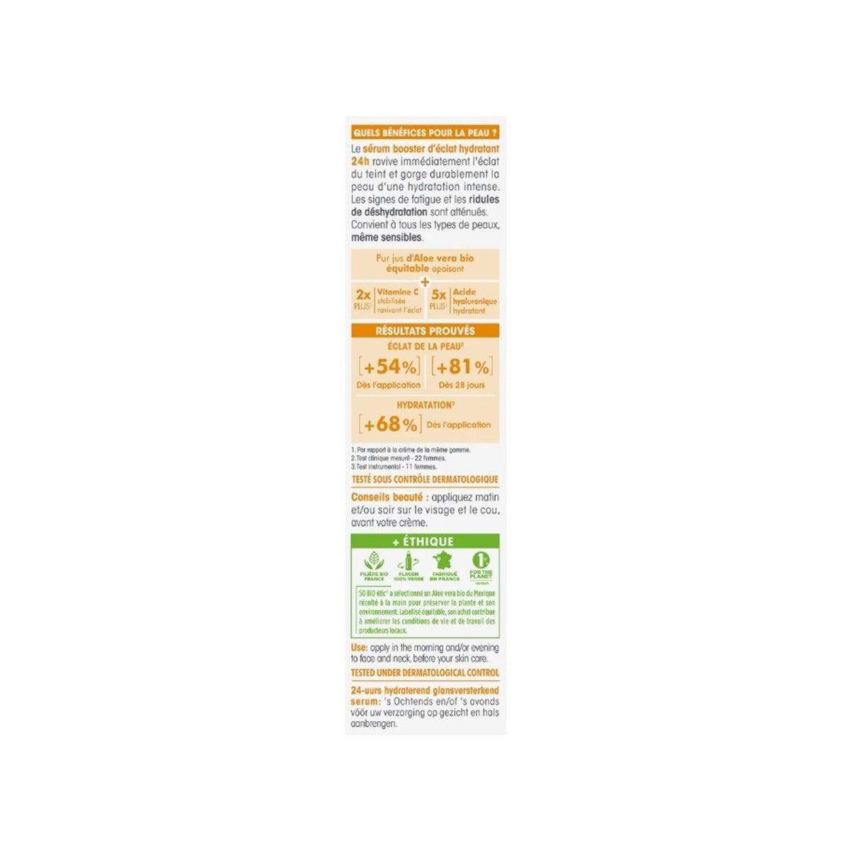 Serum do twarzy rozświetlające i nawilżające Sobio 30 ml