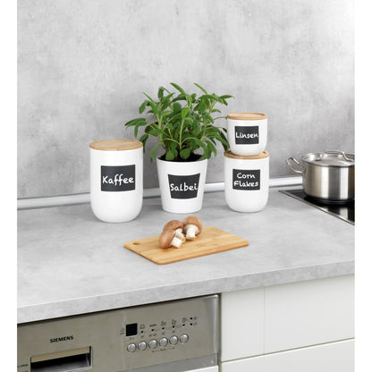 Waia jar with lid and writing area 0.8 litres