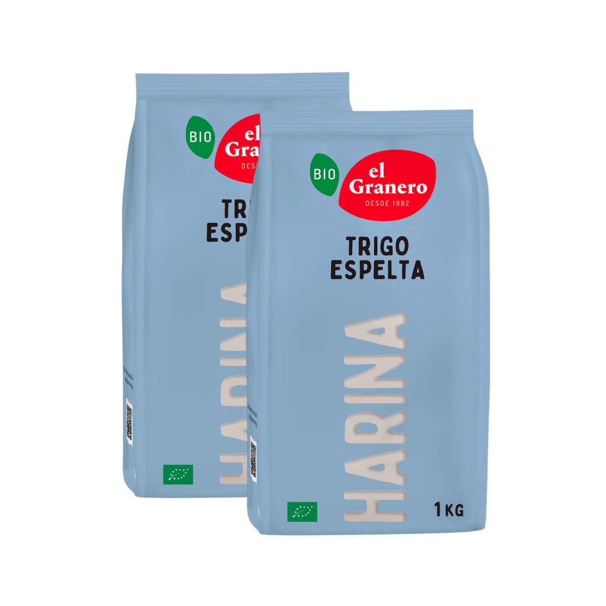 2er-Pack Bio-Dinkelmehl El Granero 1 kg