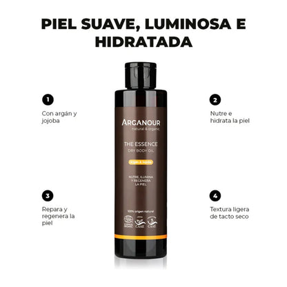 The Essence vitaminehoudende droge lichaamsolie ECO Arganour 200 ml