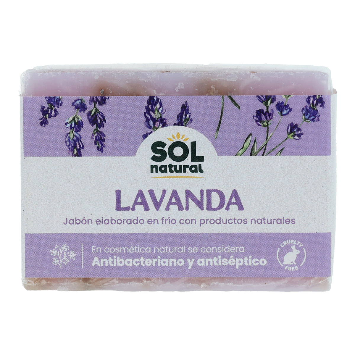 Savon naturel à la lavande Sol Natural 100 g