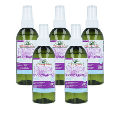 5-pack deodorant med timjan Corpore Sano 150 ml