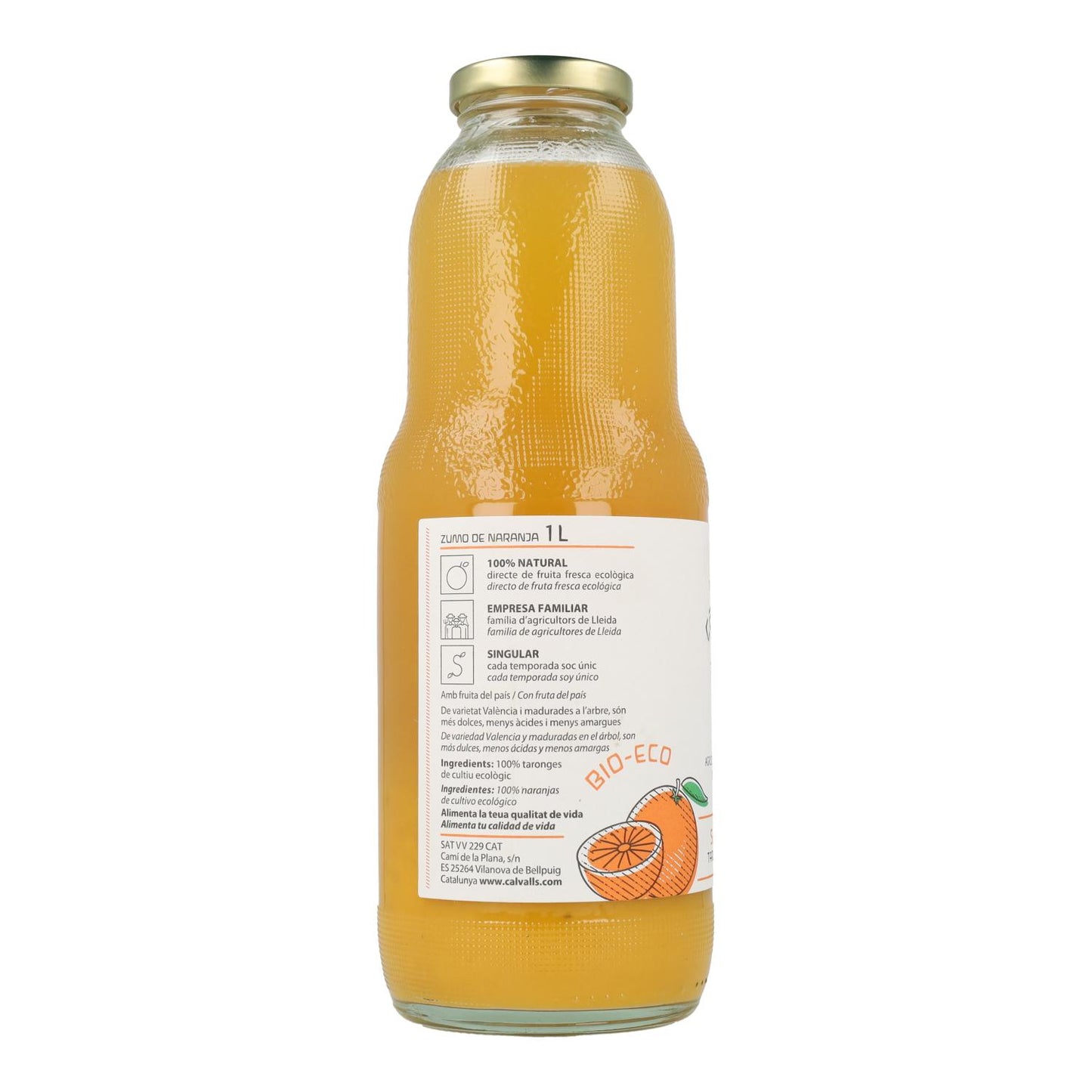 Succo d'arancia ECO, Cal Valls, 1 L