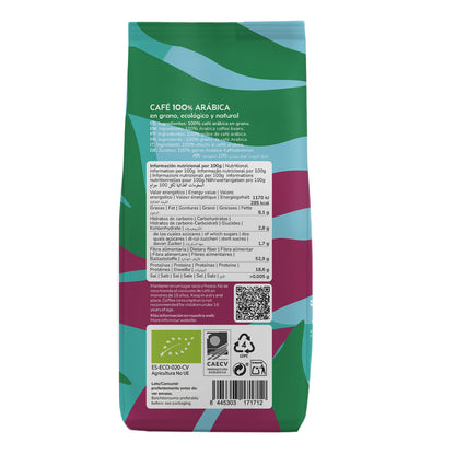 Confezione da 2 caffè in grani Eco 100% Arabica Planeta Huerto 1 Kg