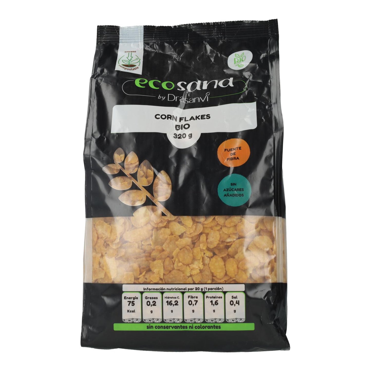 Biologische cornflakes Ecosana 320 g