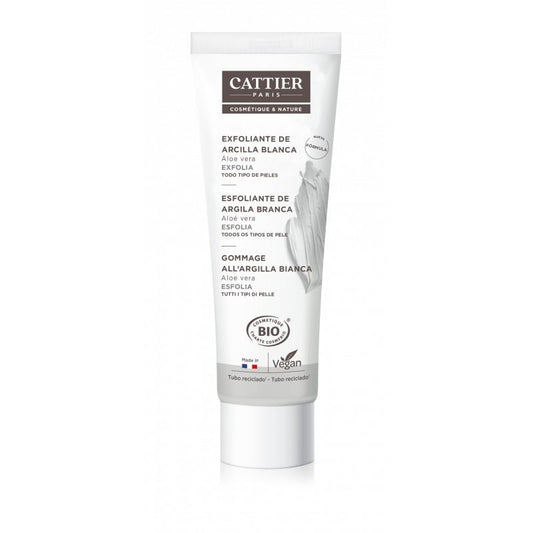 Witte klei-scrub Cattier 100 ml