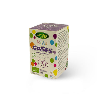Artemis Bio Kids Gases Organic Herbal Tea, 20 tea bags