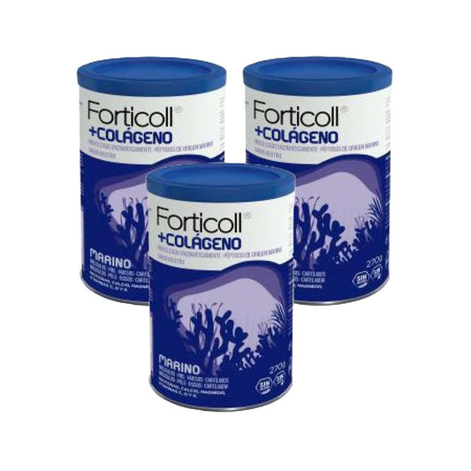 Promotional pack of 3 Forticoll Marine Collagen 270 g