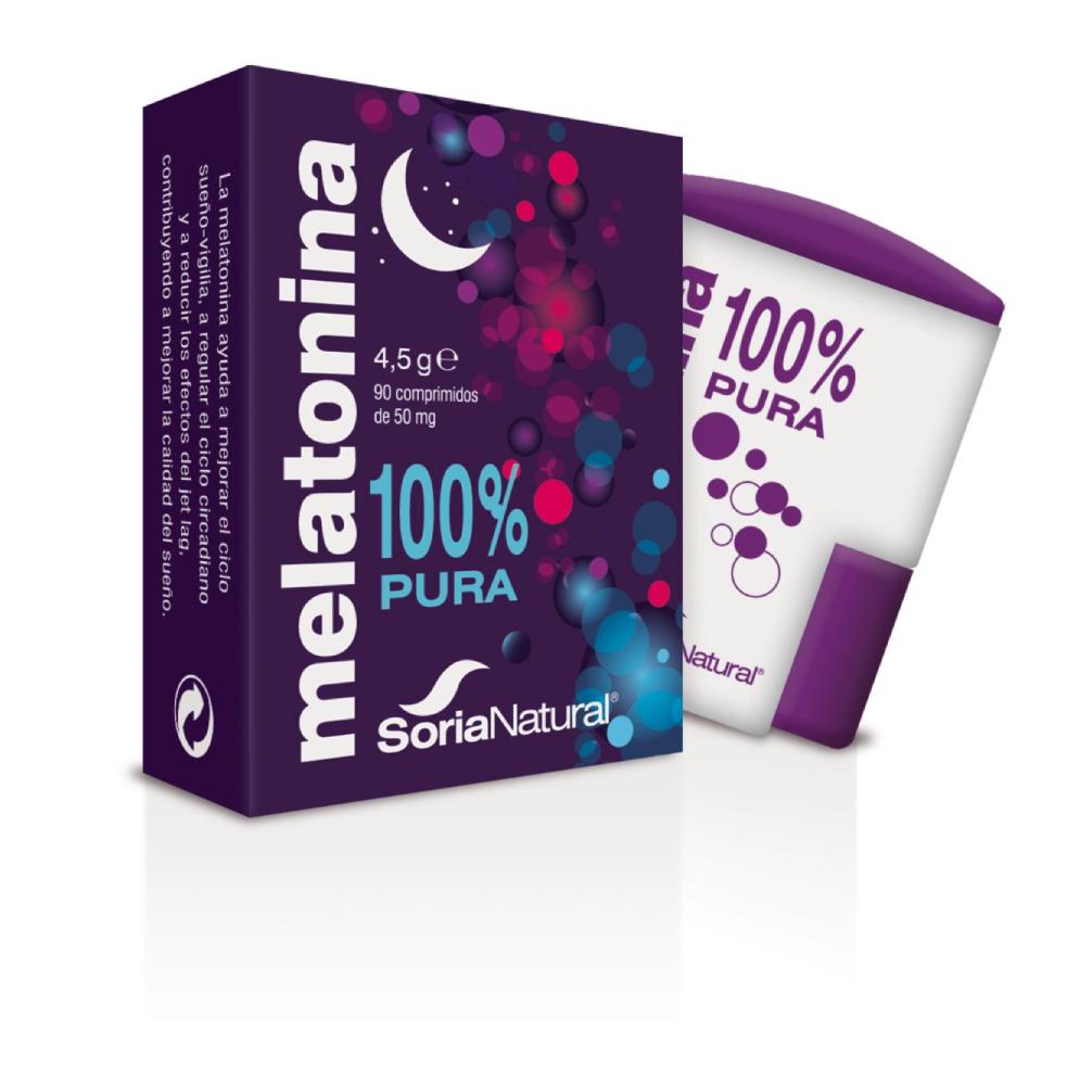 100% pure melatonine Soria Natural 90 tabletten