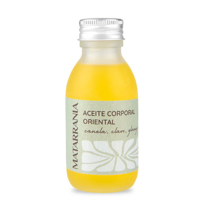 Fuktgivande kroppsolja Kanel, kryddnejlika och ylang-ylang  Bio Matarrania 100 ml