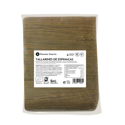 Planeta Huerto Organic Spinach Tagliatelle 5 kg